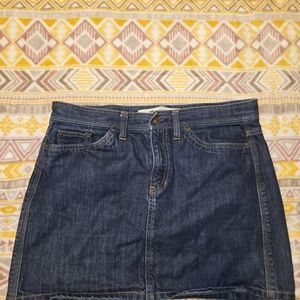 GAP Dark Blue Denim Pencil Skirt